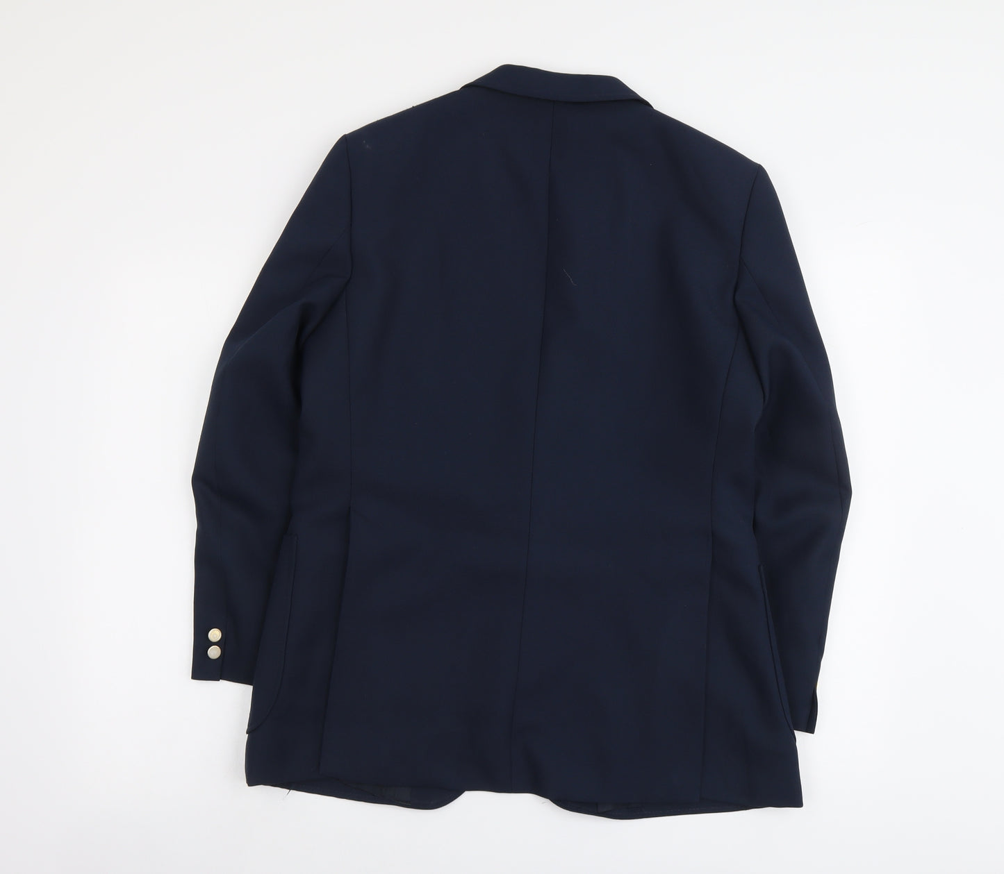 Marks and Spencer Mens Blue Polyester Jacket Blazer Size L Regular