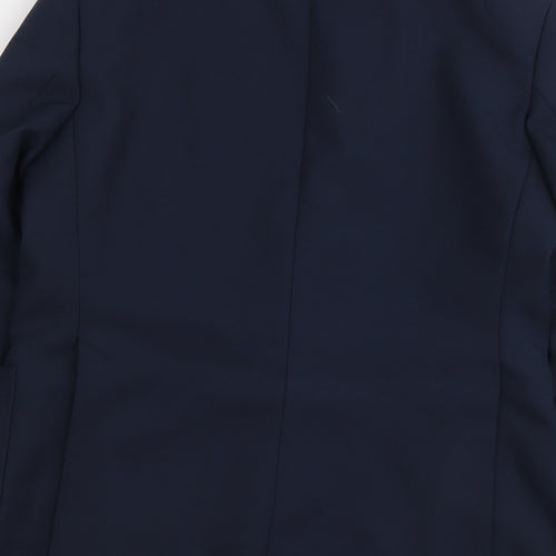Marks and Spencer Mens Blue Polyester Jacket Blazer Size L Regular