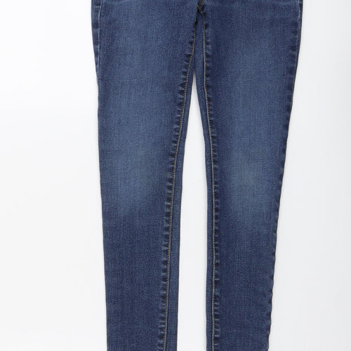 Gap Girls Blue Cotton Skinny Jeans Size 10 Years Regular Pullover