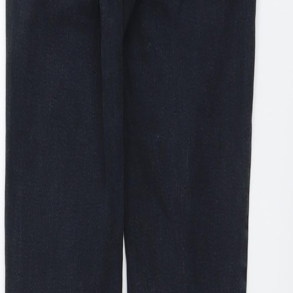 DTN Womens Blue Cotton Skinny Jeans Size 10 L32 in Regular Button
