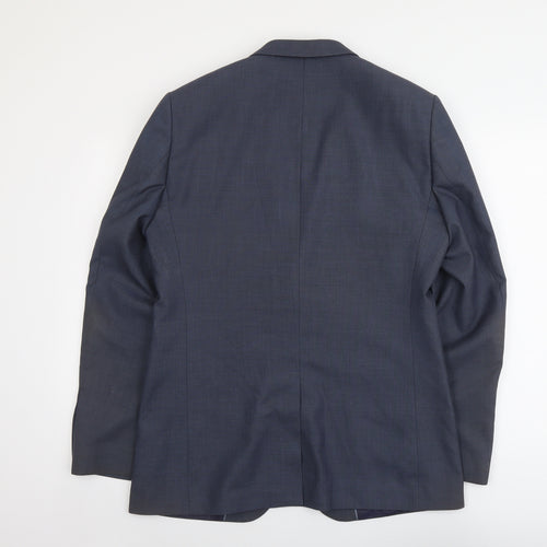 LORD & TAYLOR Mens Grey Polyester Jacket Suit Jacket Size M Regular
