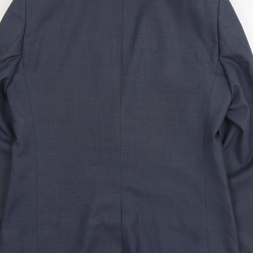 LORD & TAYLOR Mens Grey Polyester Jacket Suit Jacket Size M Regular