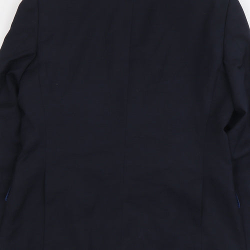 Marks and Spencer Mens Blue Wool Jacket Suit Jacket Size M Regular