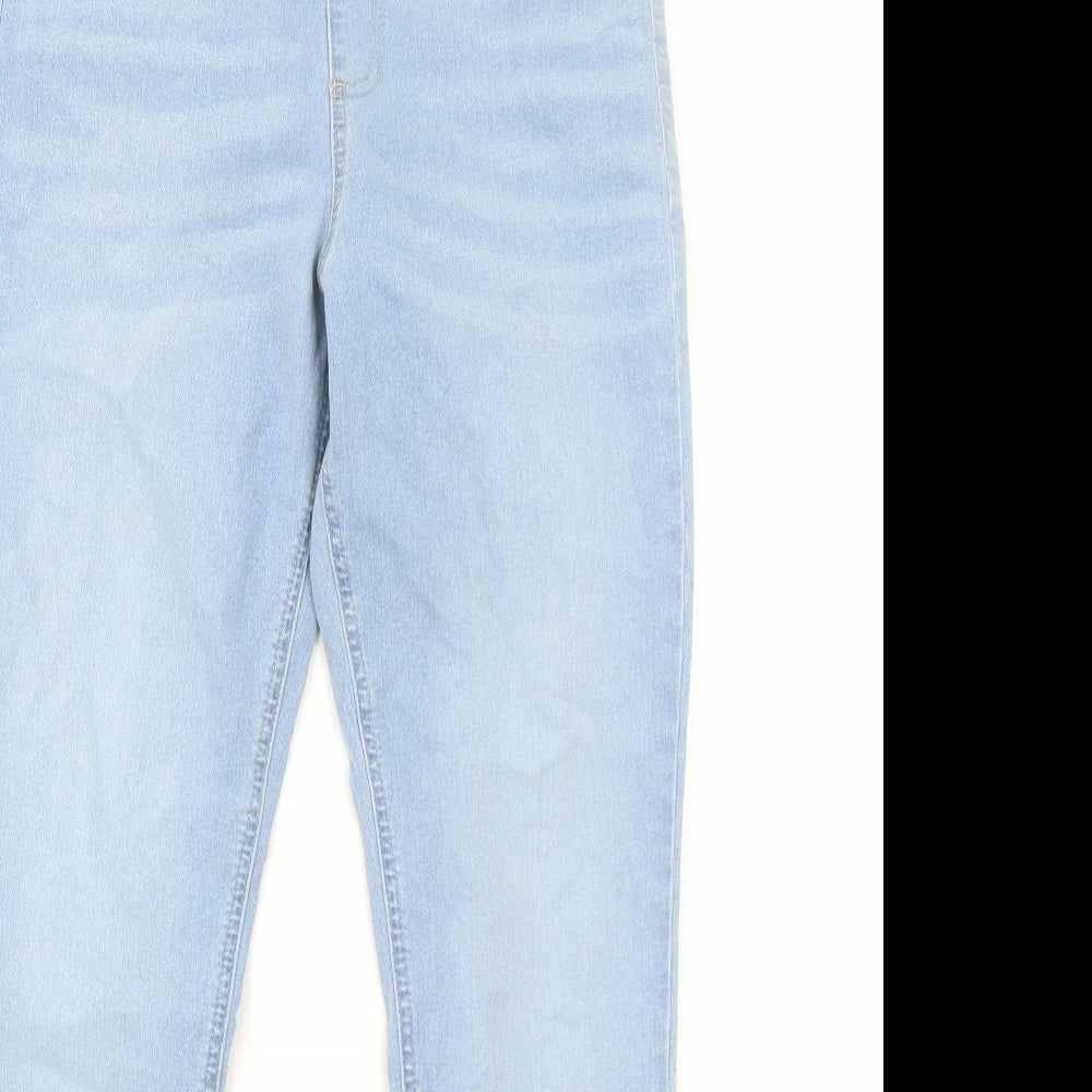 Marks and Spencer Womens Blue Cotton Jegging Jeans Size 14 Regular