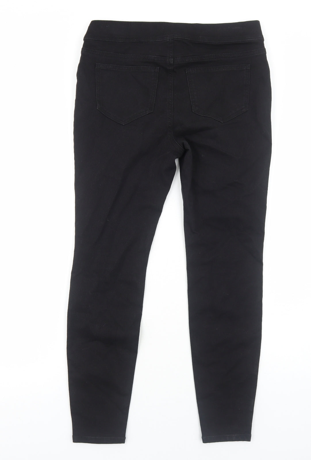 TU Womens Black Cotton Jegging Jeans Size 12 Regular