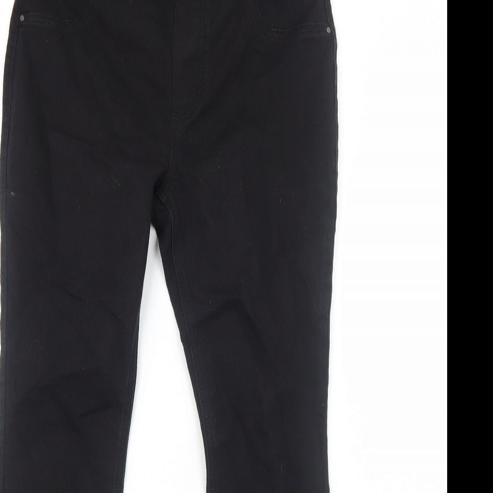 TU Womens Black Cotton Jegging Jeans Size 12 Regular