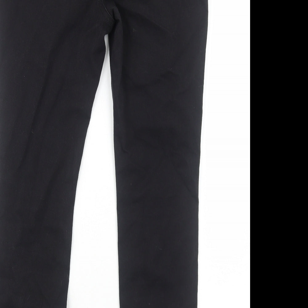 TU Womens Black Cotton Jegging Jeans Size 12 Regular