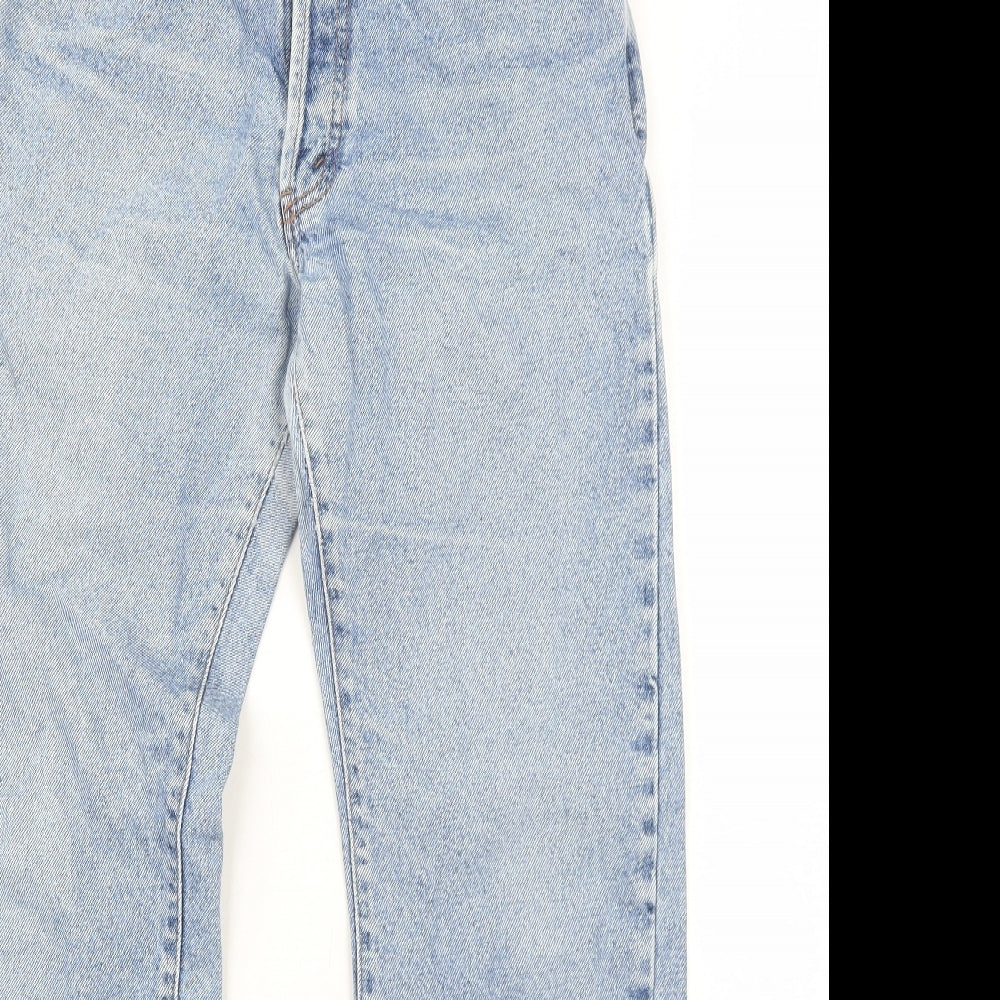 Lee Cooper Mens Blue Cotton Straight Jeans Size 32 in Regular Button