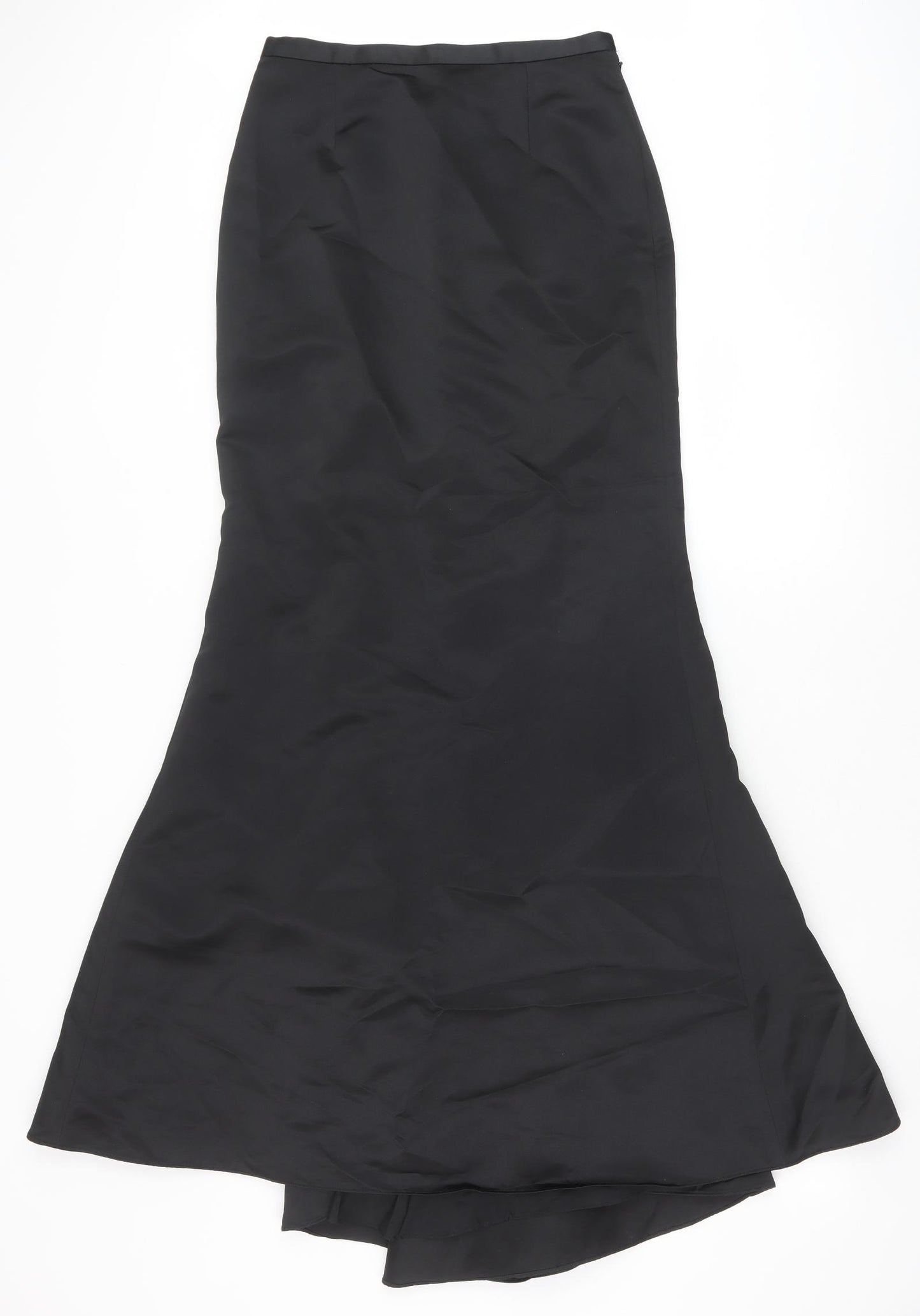 Jasper Conran Womens Black Polyester Maxi Skirt Size 8 Zip