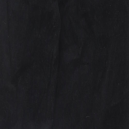 Marks and Spencer Womens Black Chlorofibre Trousers Size 12 Regular Zip