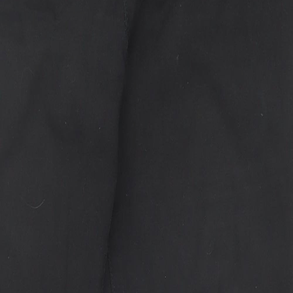 Marks and Spencer Womens Black Cotton Skinny Jeans Size 10 Regular Zip