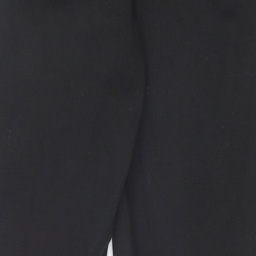 Marks and Spencer Womens Black Cotton Skinny Jeans Size 10 Regular Zip