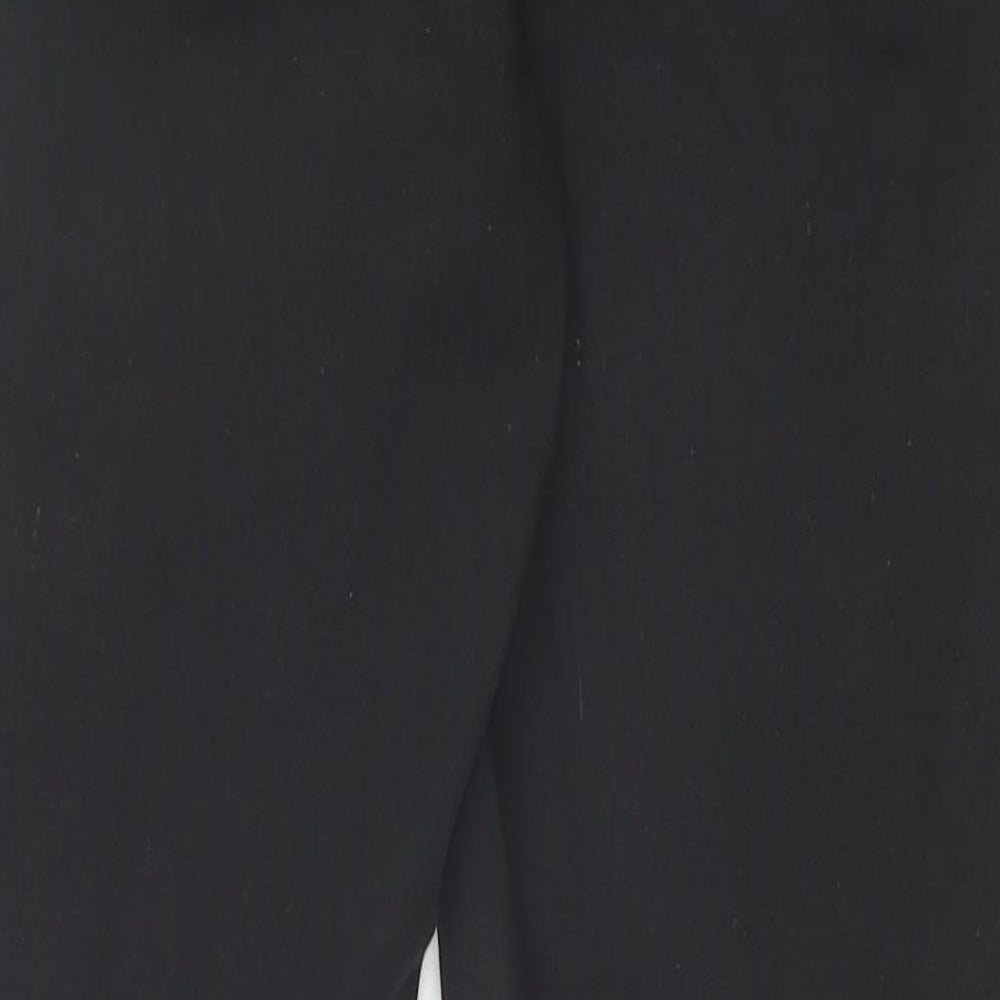 Marks and Spencer Womens Black Cotton Skinny Jeans Size 10 Regular Zip