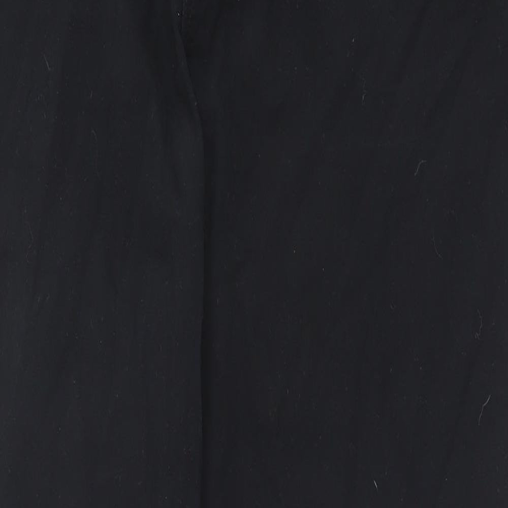 NEXT Mens Black Cotton Straight Jeans Size 36 in Regular Zip