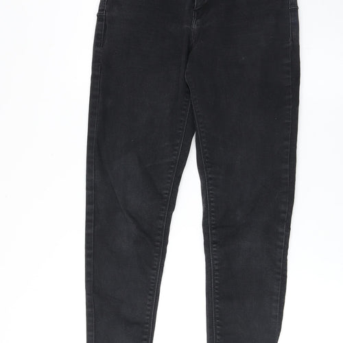 DNMX Womens Black Cotton Skinny Jeans Size 26 in Regular Button