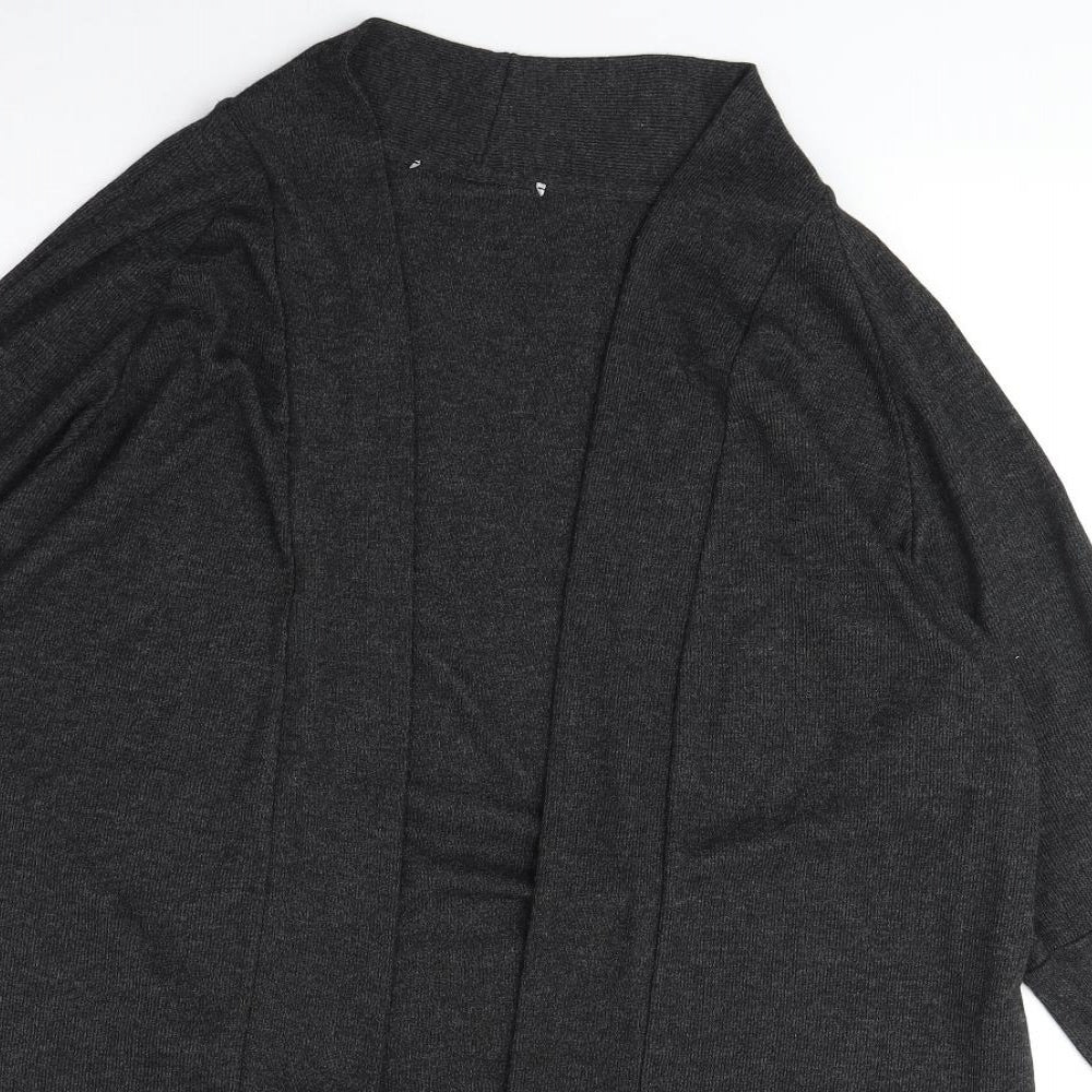 George Womens Grey V-Neck Polyester Cardigan Jumper Size 20