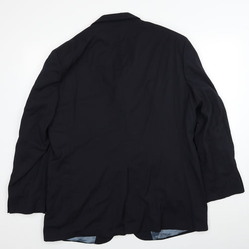 Impressions Mens Black Polyester Jacket Suit Jacket Size M Regular