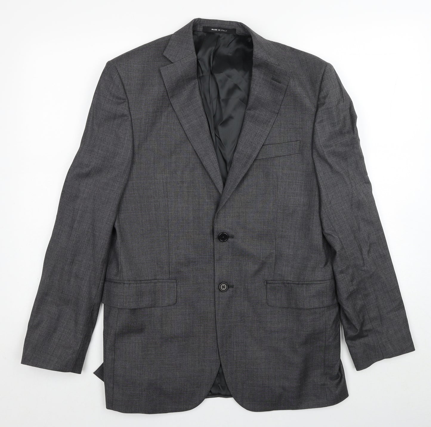 Marks and Spencer Mens Grey Wool Jacket Suit Jacket Size M Regular