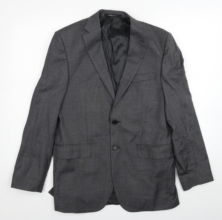 Marks and Spencer Mens Grey Wool Jacket Suit Jacket Size M Regular