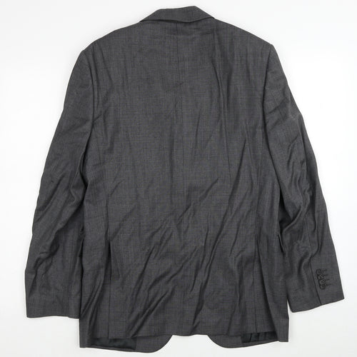 Marks and Spencer Mens Grey Wool Jacket Suit Jacket Size M Regular
