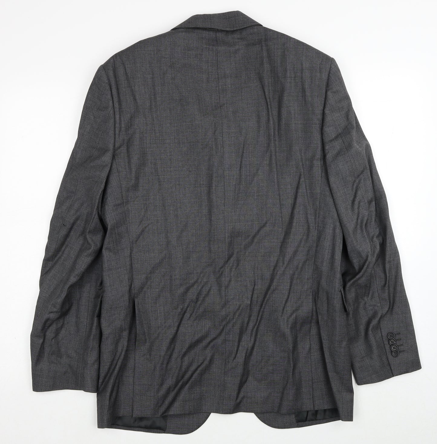 Marks and Spencer Mens Grey Wool Jacket Suit Jacket Size M Regular