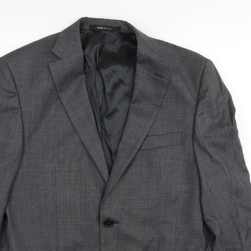 Marks and Spencer Mens Grey Wool Jacket Suit Jacket Size M Regular