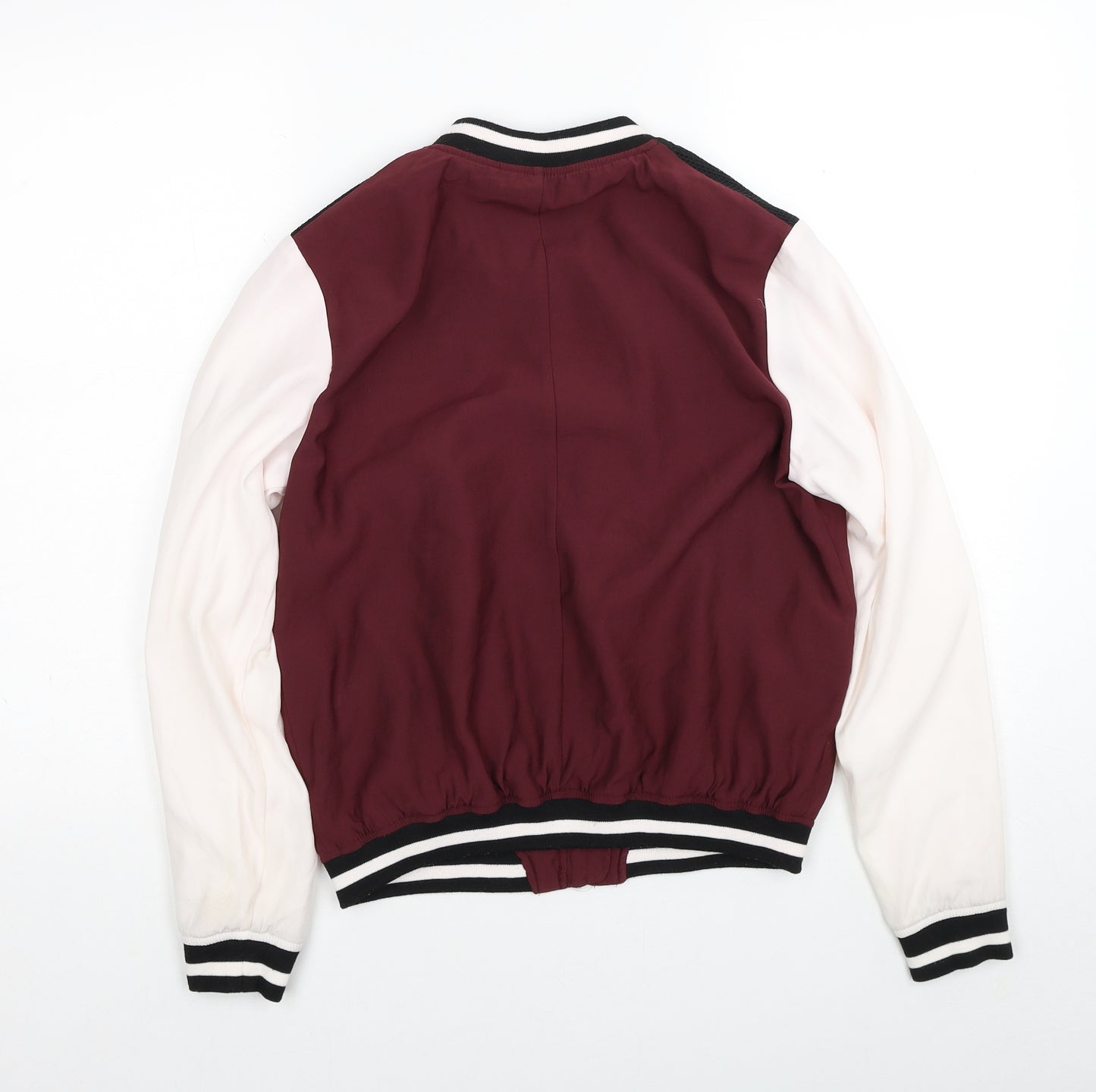 New Look Girls Purple Varsity Jacket Jacket Size 12-13 Years Zip