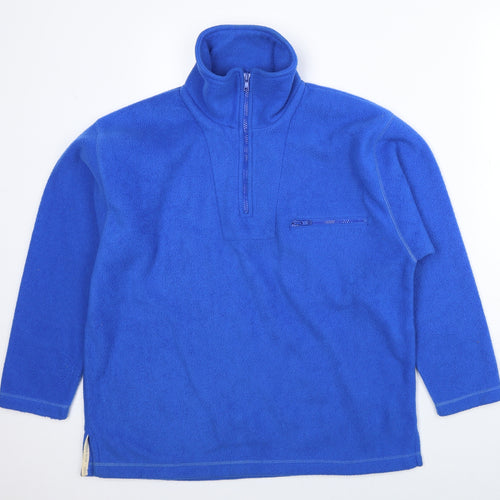 Great Plains Mens Blue Polyester Pullover Sweatshirt Size S