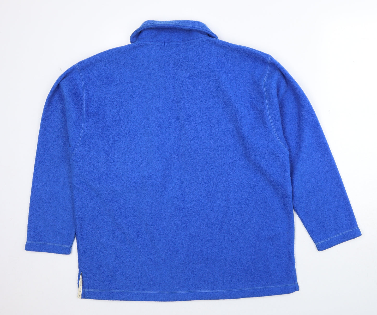 Great Plains Mens Blue Polyester Pullover Sweatshirt Size S