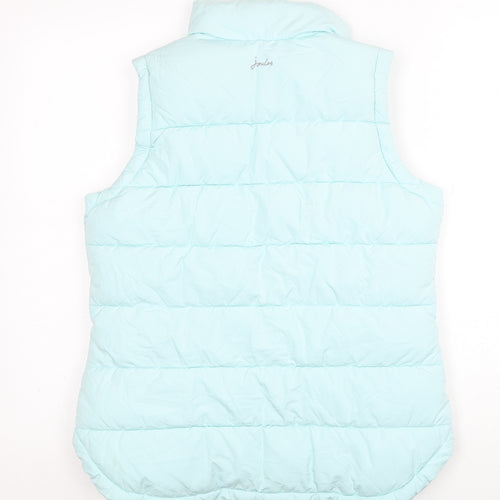 Joules Womens Blue Gilet Jacket Size 10 Zip