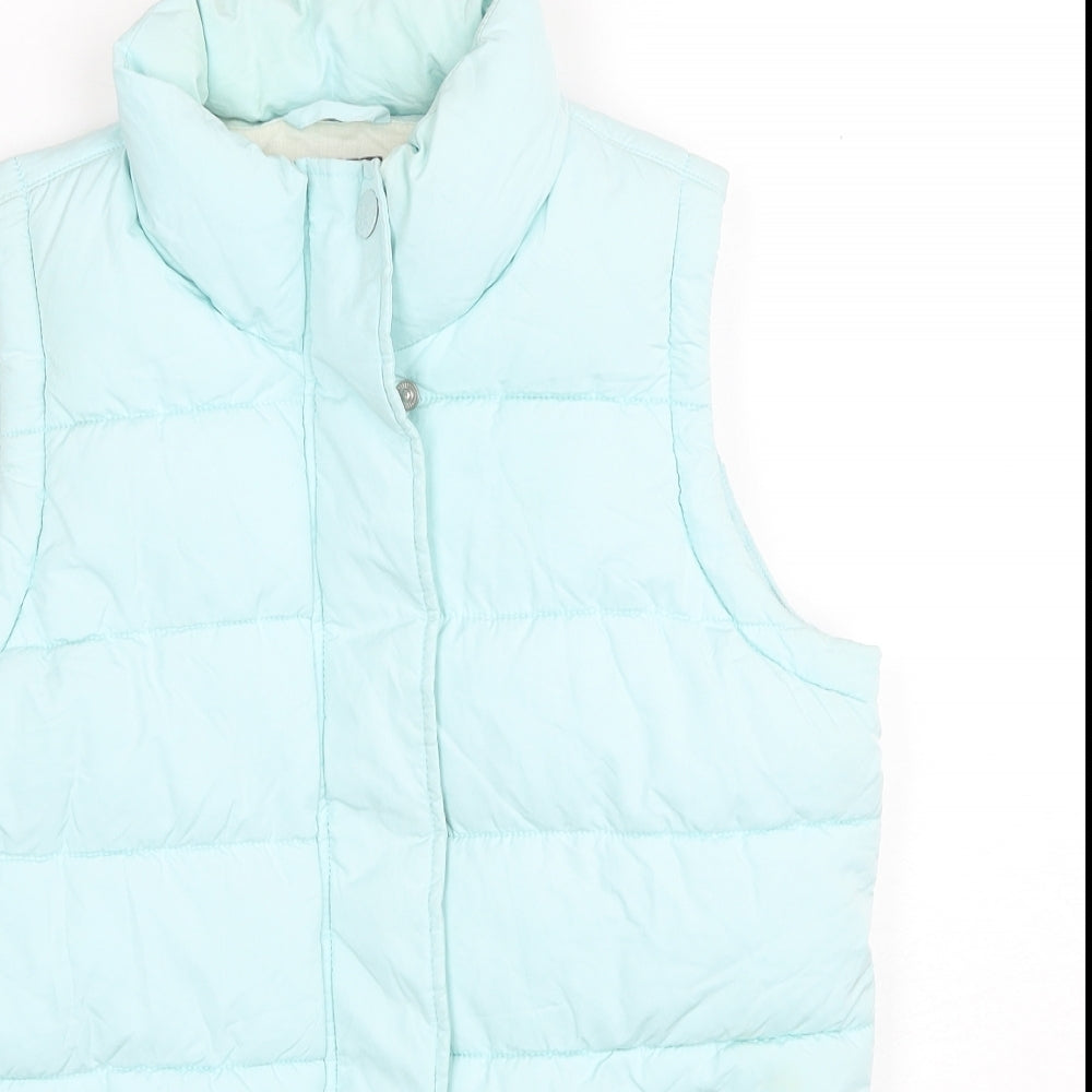 Joules Womens Blue Gilet Jacket Size 10 Zip