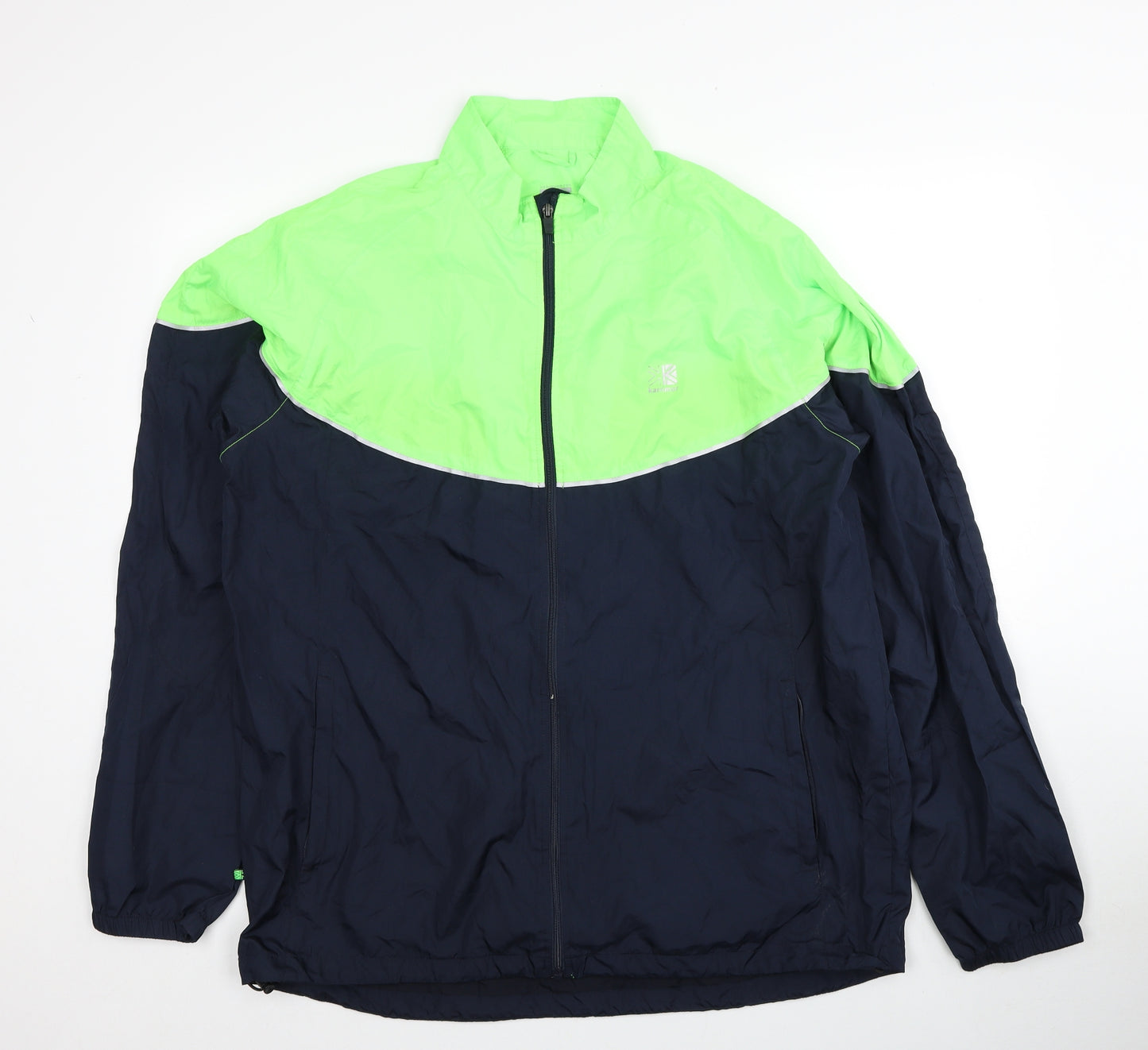 Karrimor Mens Blue Windbreaker Jacket Size XL Zip