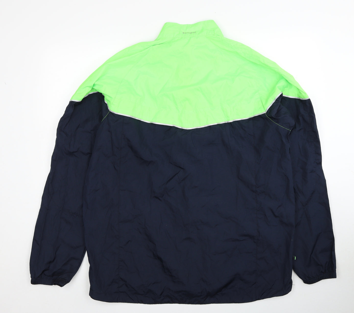 Karrimor Mens Blue Windbreaker Jacket Size XL Zip