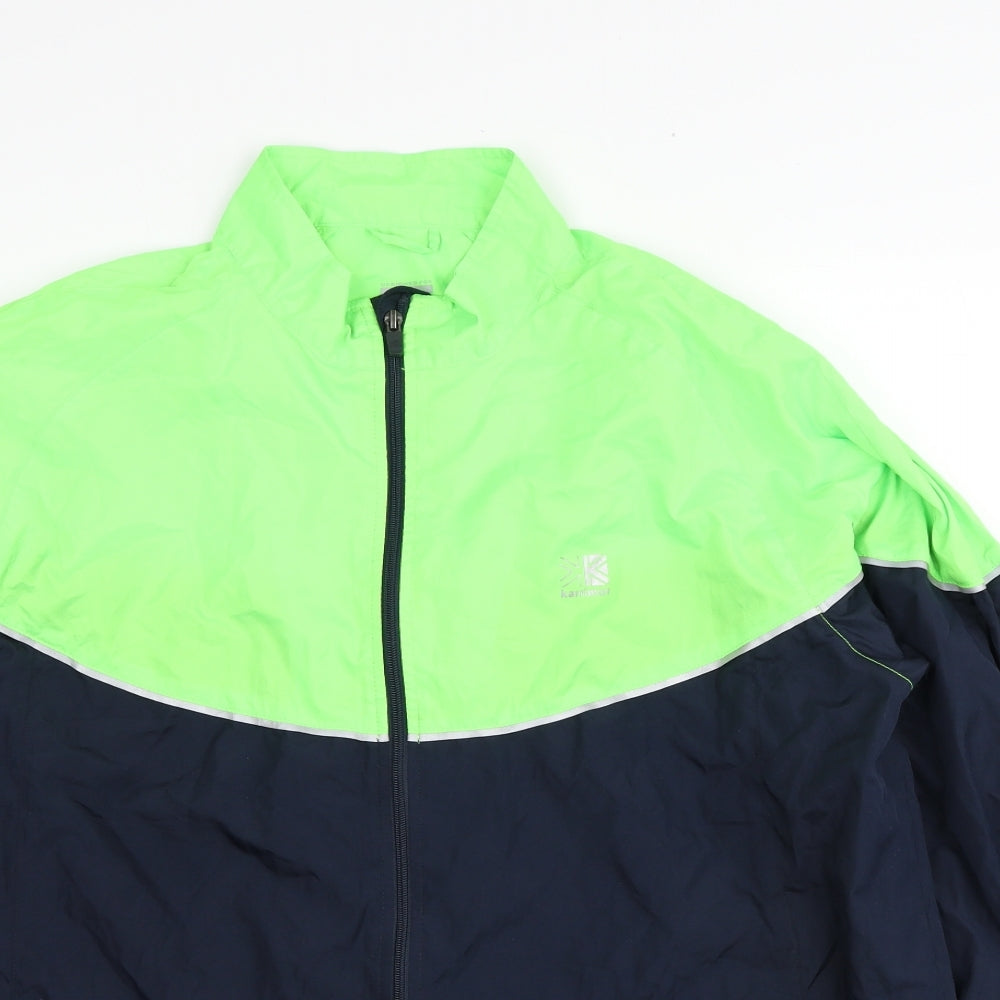 Karrimor Mens Blue Windbreaker Jacket Size XL Zip