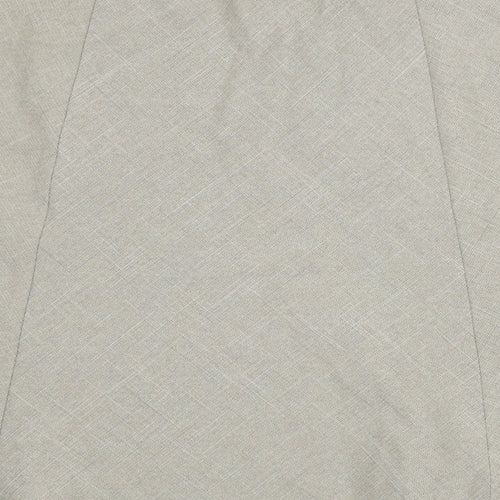 Honour Milburn Womens Beige Polyester Flare Skirt Size 16