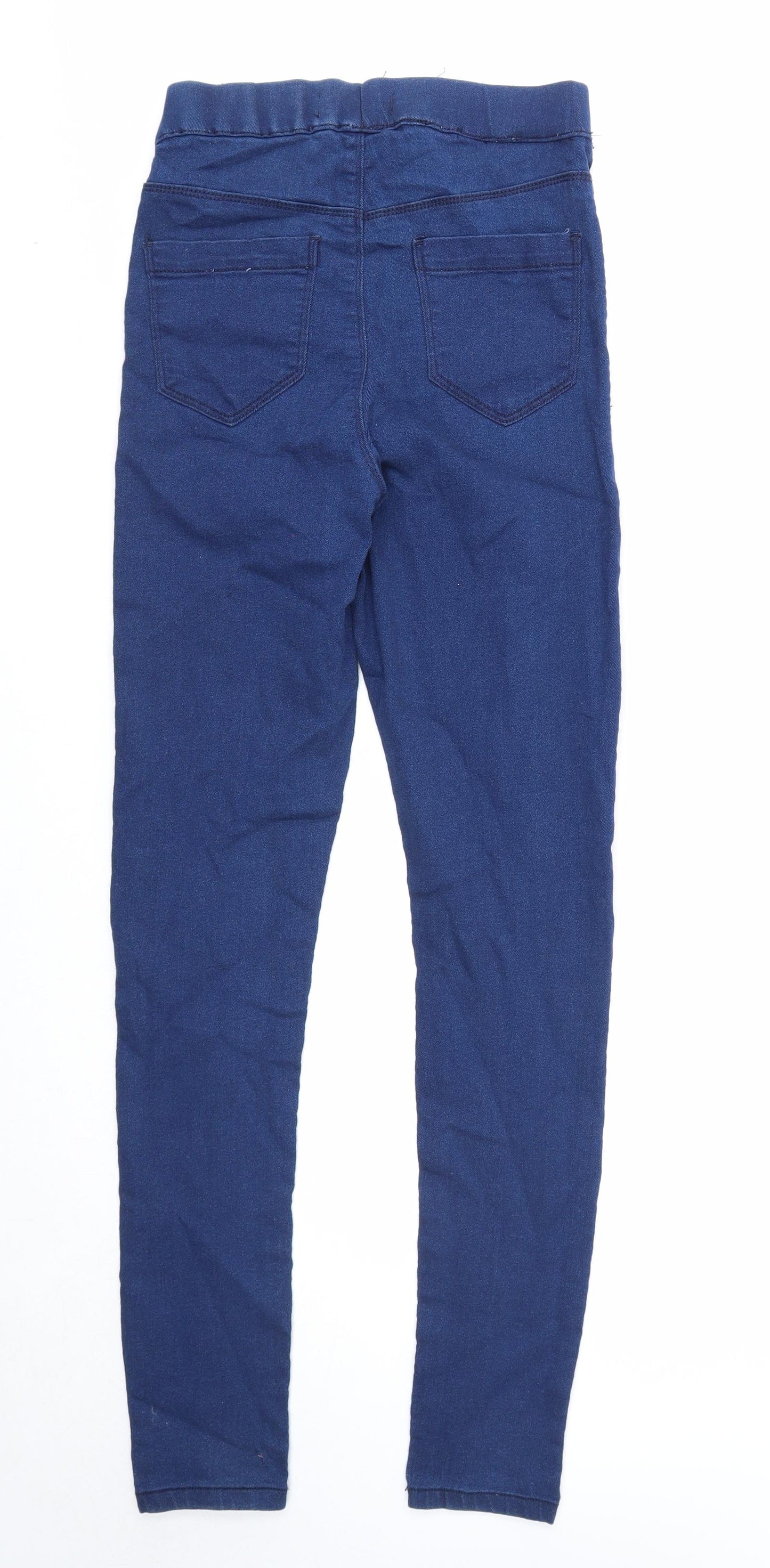 PEP&CO Womens Blue Cotton Jegging Jeans Size 8 Regular