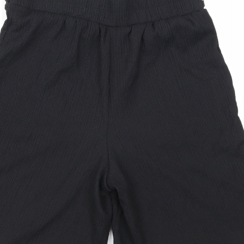 George Womens Black Polyester Bermuda Shorts Size 8 Regular Pull On