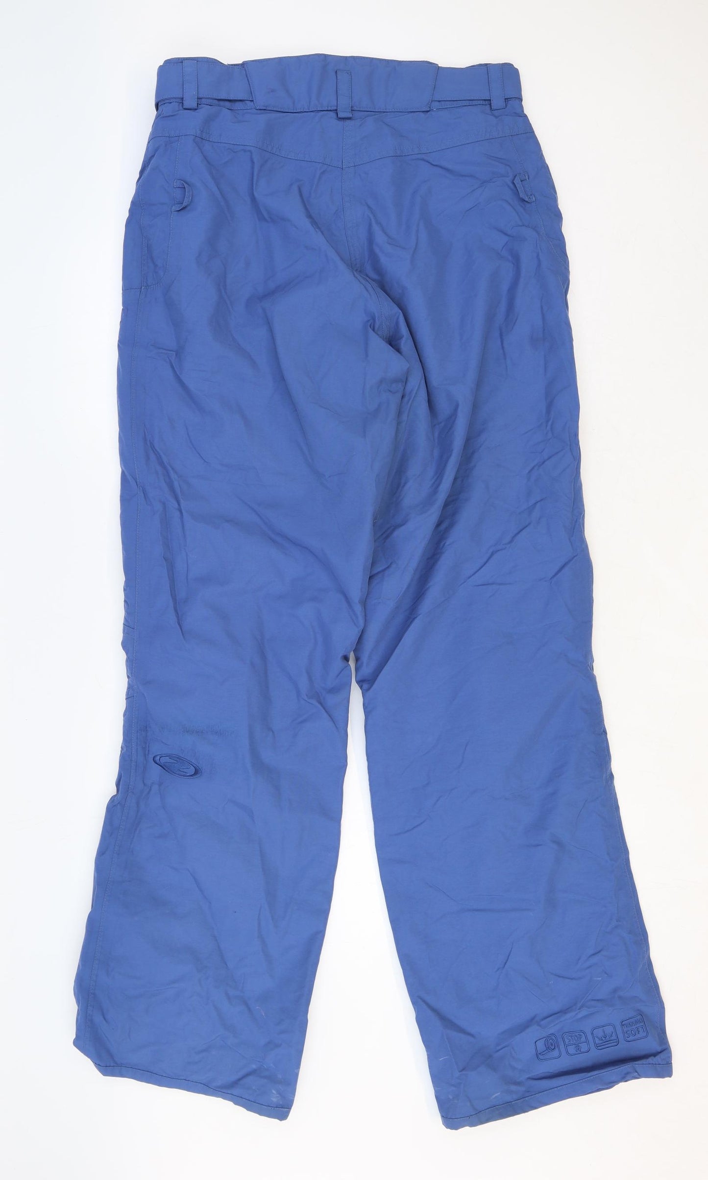 Zeiner Womens Blue Polyamide Snow Pants Trousers Size 42 in Regular Zip