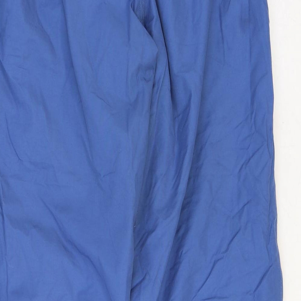 Zeiner Womens Blue Polyamide Snow Pants Trousers Size 42 in Regular Zip