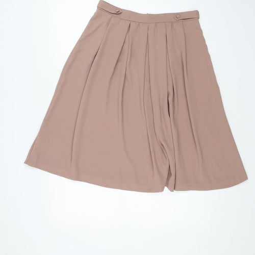 MNG Womens Pink Polyester Tulip Skirt Size 12 Zip