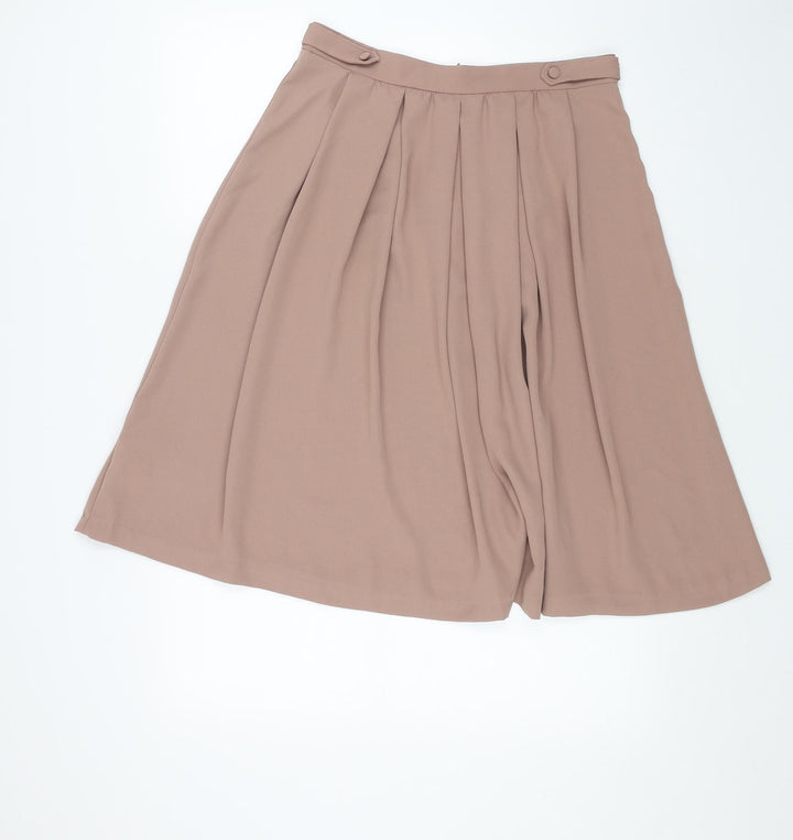 MNG Womens Pink Polyester Tulip Skirt Size 12 Zip