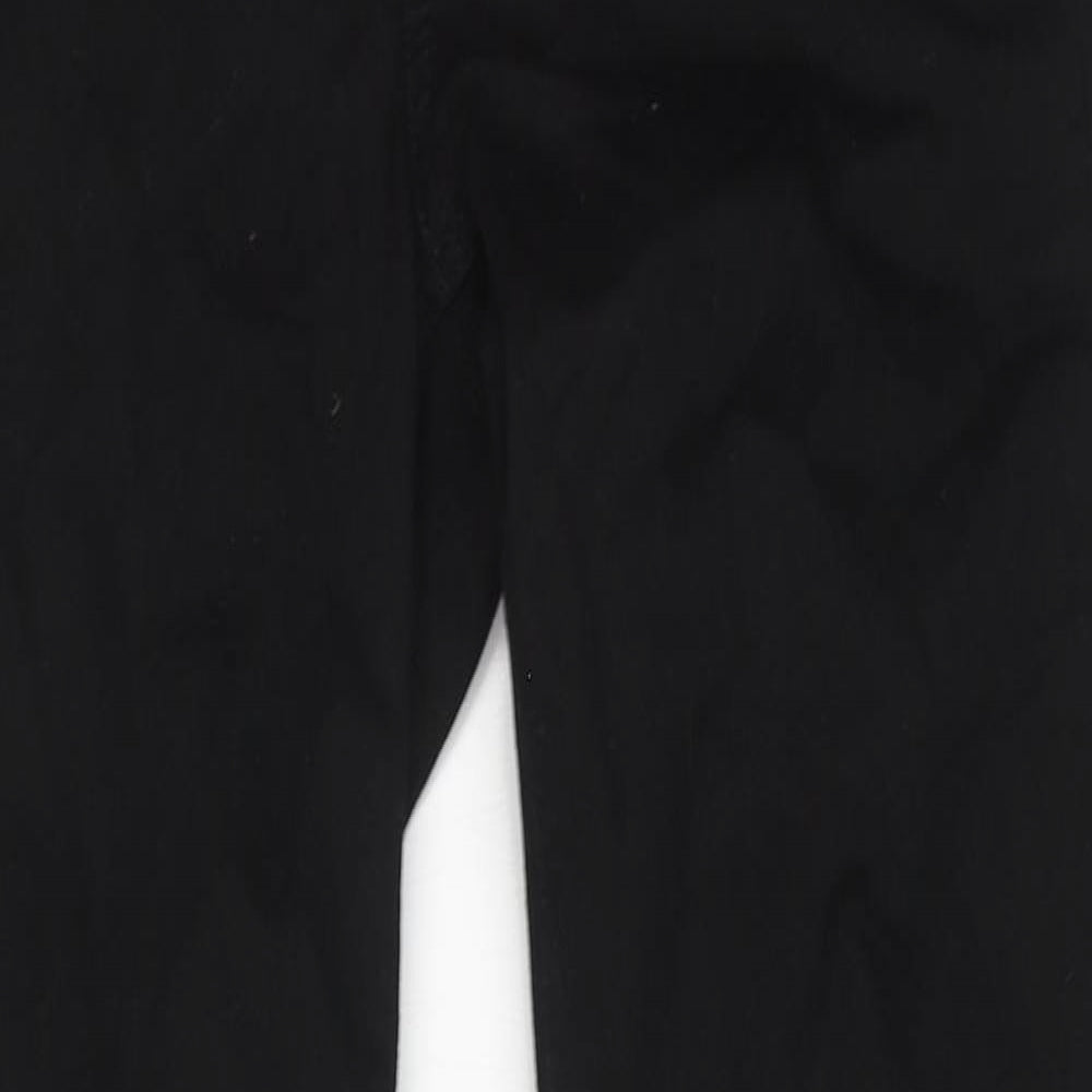 Lee Cooper Mens Black Cotton Skinny Jeans Size 30 in L29 in Regular Button