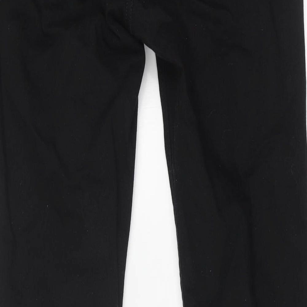 Lee Cooper Mens Black Cotton Skinny Jeans Size 30 in L29 in Regular Button