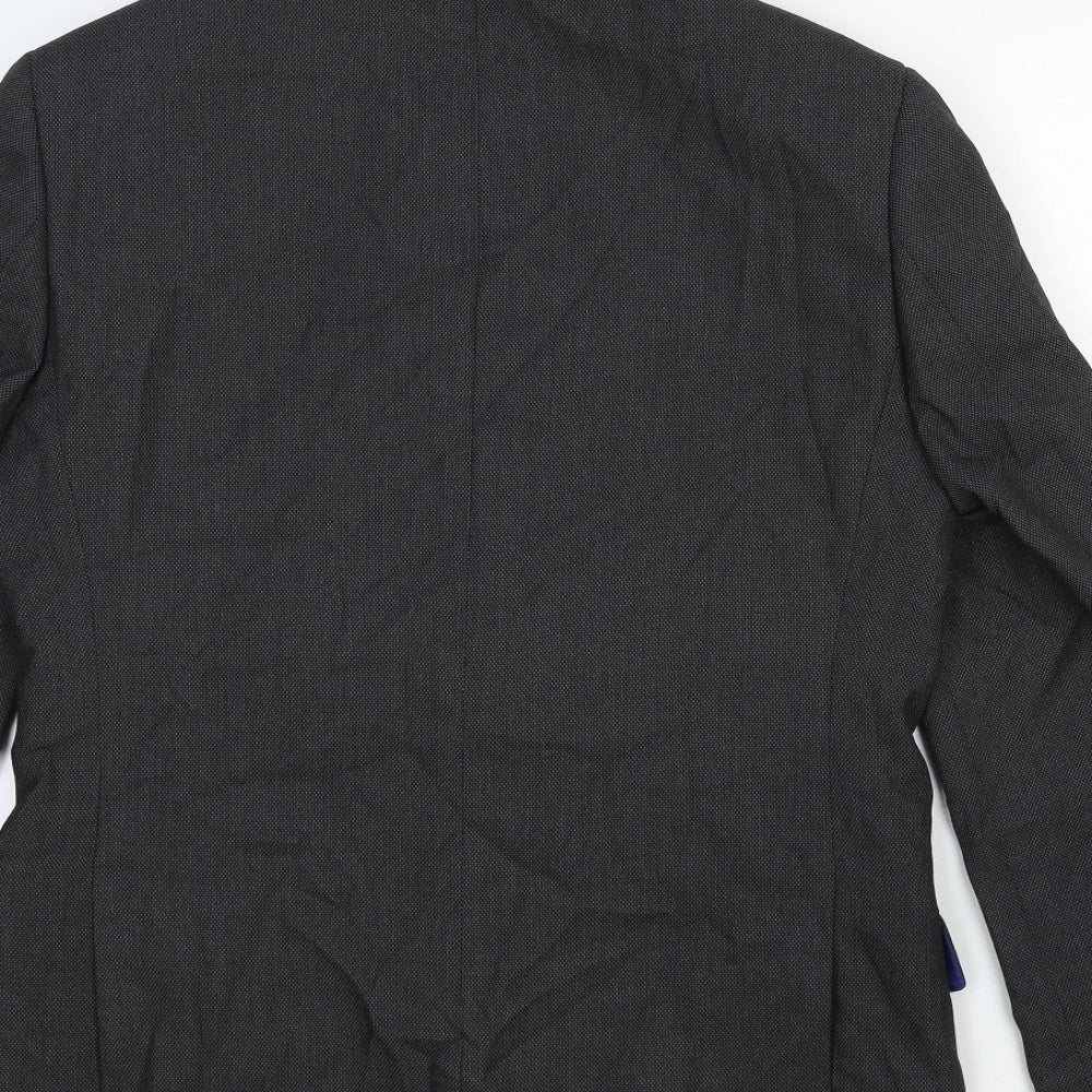 Marks and Spencer Mens Grey Wool Jacket Suit Jacket Size 38 Regular