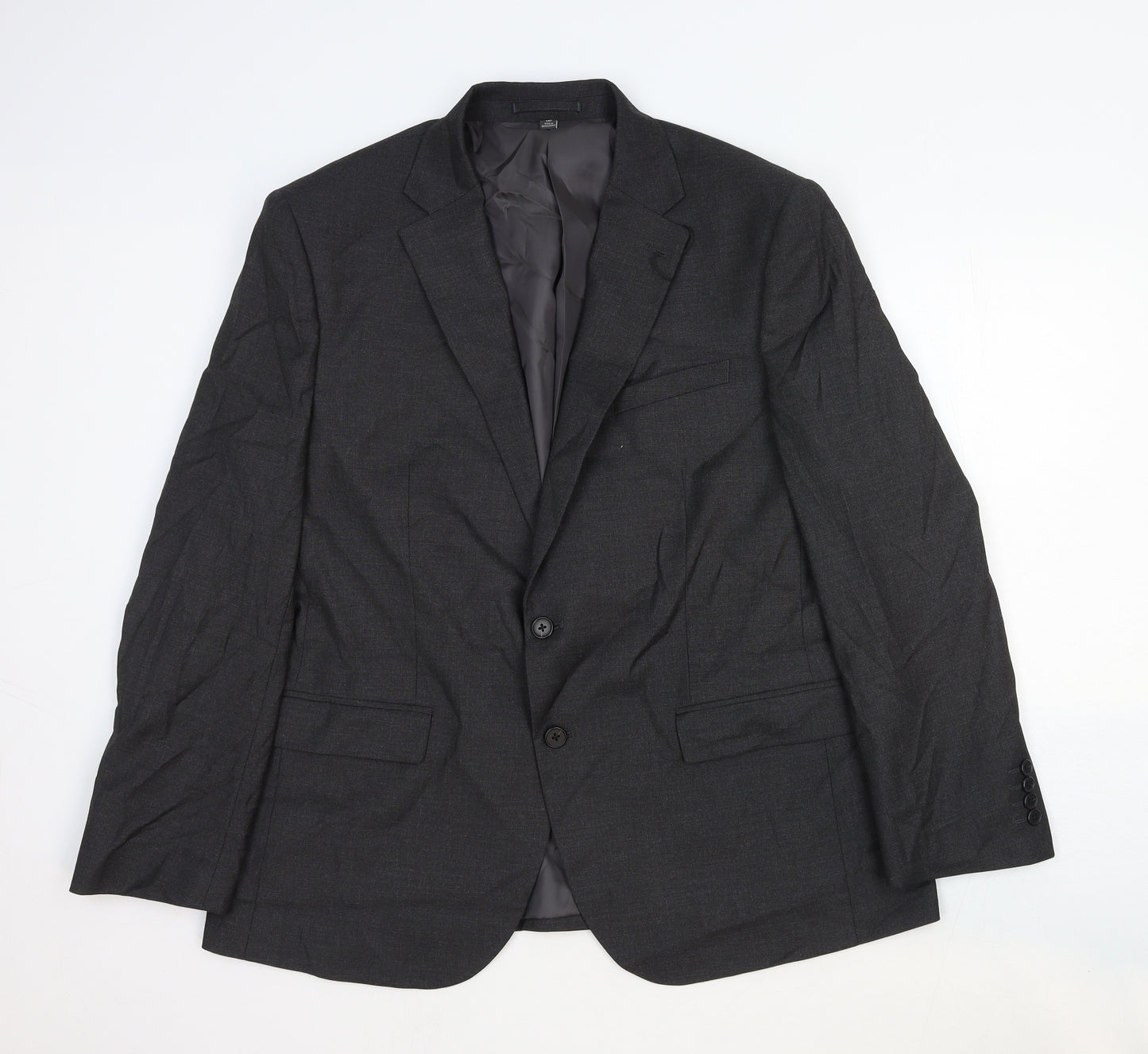 Marks and Spencer Mens Grey Wool Jacket Suit Jacket Size 44 Regular