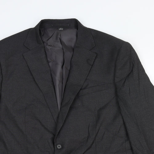 Marks and Spencer Mens Grey Wool Jacket Suit Jacket Size 44 Regular