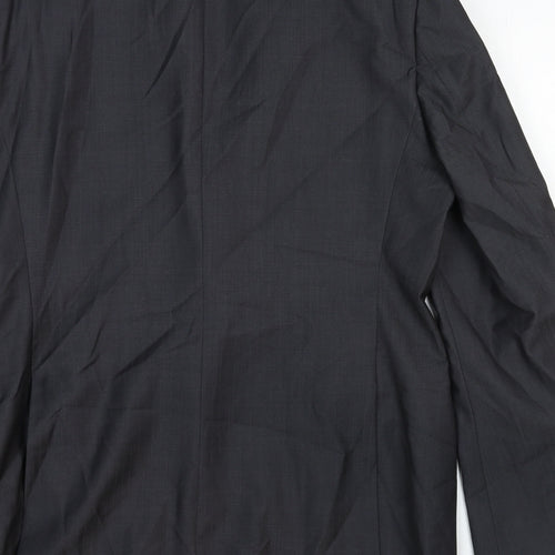 Marks and Spencer Mens Grey Wool Jacket Suit Jacket Size 40 Regular