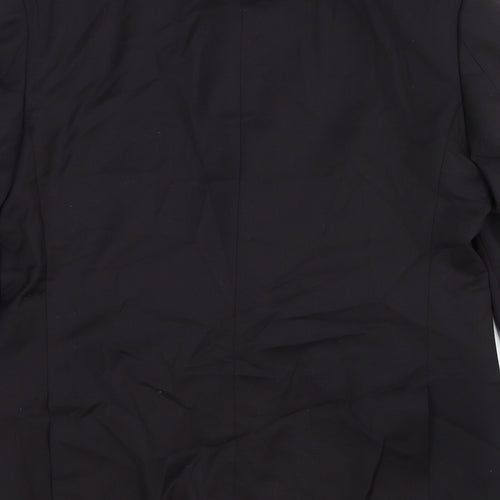 Marks and Spencer Mens Black Wool Jacket Suit Jacket Size 40 Regular