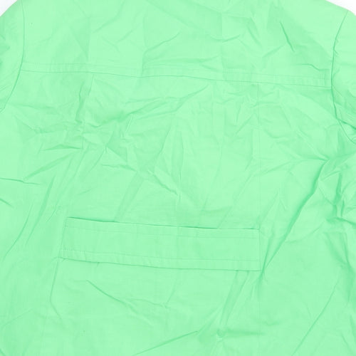 Marks and Spencer Womens Green Jacket Size 12 Button