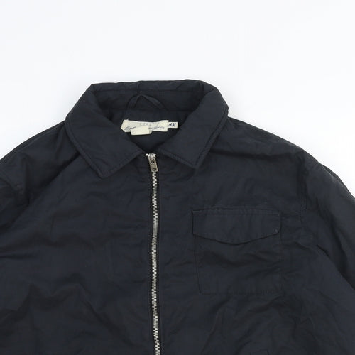 L.O.G.G Mens Black Jacket Size M Zip